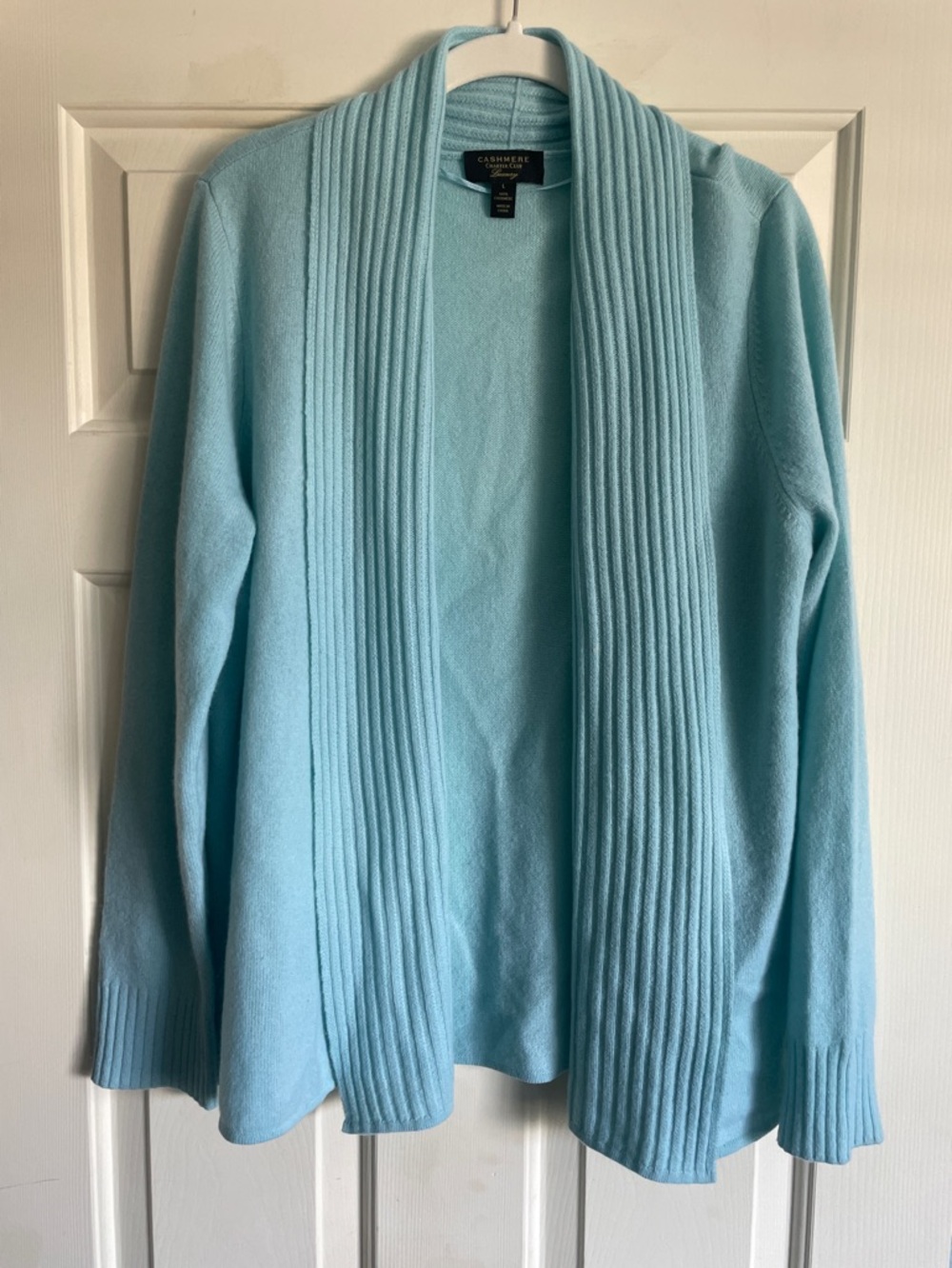 Cashmere charter club luxury cardigan size large